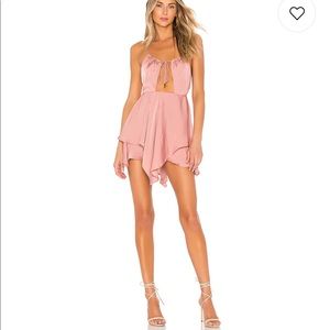 Michael Costello Rose Romper